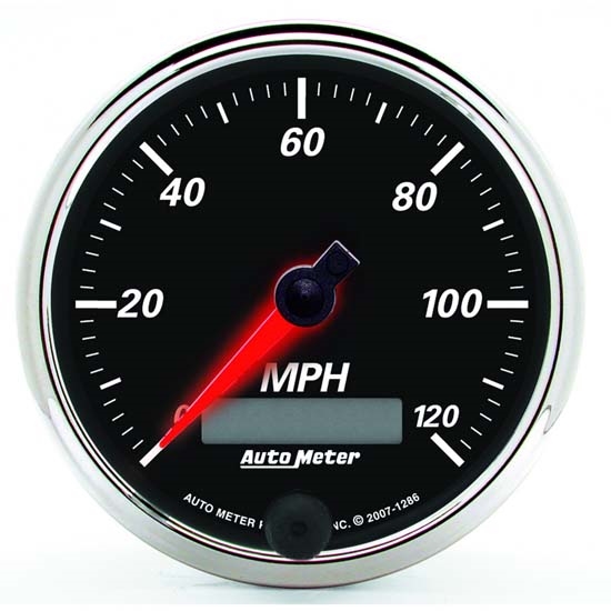 Auto Meter 1286 Designer Black II Air-Core Speedometer Gauge Auto Meter 1286 Designer Black II Air-Core Speedometer Gauge