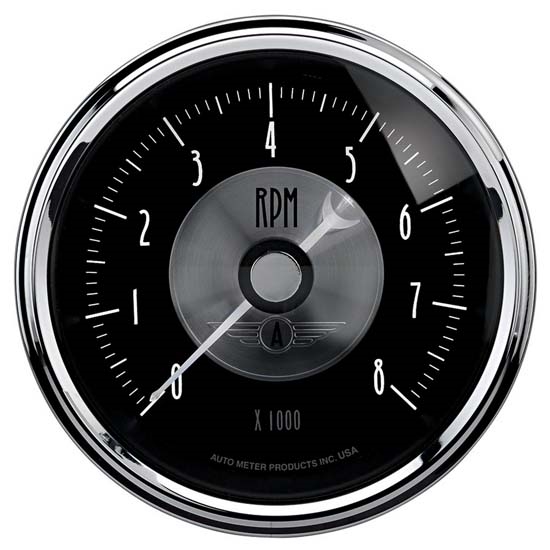 Auto Meter 2096 Prestige Black Diamond Air-Core In-Dash Tachometer Auto Meter 2096 Prestige Black Diamond Air-Core In-Dash Tachometer
