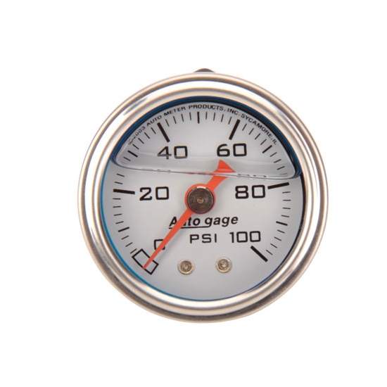 Auto Meter 2177 1.5 Inch Hi-Vibration Pressure Gauge, 0-100 PSI Auto Meter 2177 1.5 Inch Hi-Vibration Pressure Gauge, 0-100 PSI