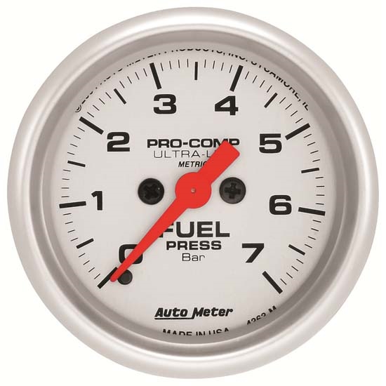 Auto Meter 4363-M Ultra-Lite Digital Stepper Motor Fuel Pressure Gauge Auto Meter 4363-M Ultra-Lite Digital Stepper Motor Fuel Pressure Gauge