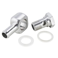 Single Banjo Style Fuel Fitting, 3/8 Inch Hose