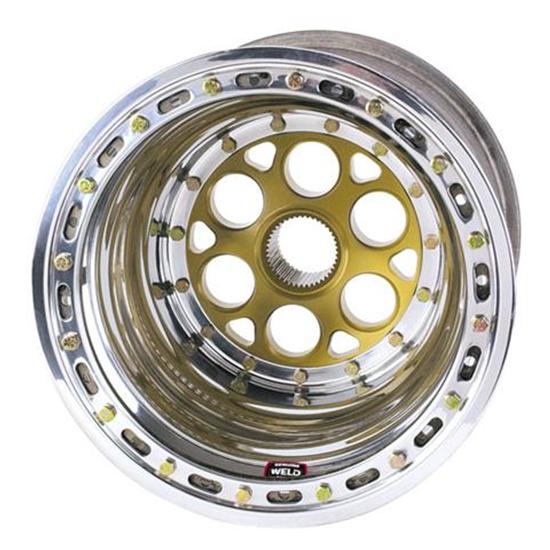 Weld Racing 735-51534 Splined Left Rear Wheel, 15x15, 4 Inch Offset