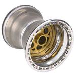 Weld Splined Double-Beadlock Rear Wheel - 15 x 15, 6 Inch Offset