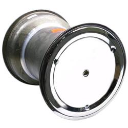 Weld Splined 15 x 17 Inch Right Rear Wheel, 6 Inch Offset, Beadlock/Cover