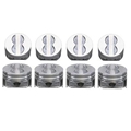 KB Claimer Chevy 350 Hypereutectic Pistons, Flat Top 4V, 5.7 Rod
