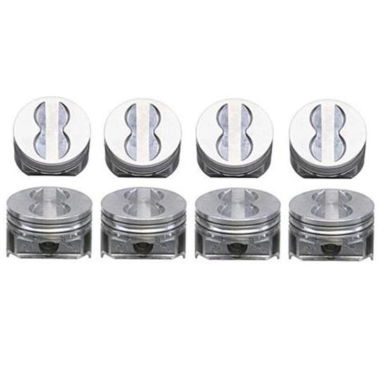 KB Claimer Chevy 350 Hypereutectic Pistons, Flat Top 4V, 5.7 Rod KB Claimer Chevy 350 Hypereutectic Pistons, Flat Top 4V, 5.7 Rod