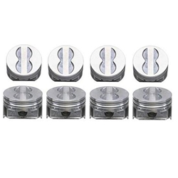 KB Claimer Chevy 350 Hypereutectic Pistons, Flat Top 4V, 5.7 Rod