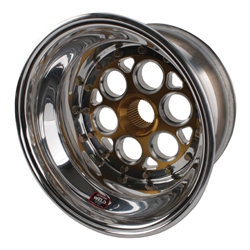 Weld 13 x 10 Inch 36 Spline w/ Outer Beadlock and Mud Cover, 1 Inch Offset