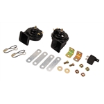 Black 12 Volt Horn Kit