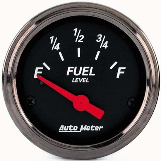 Auto Meter 1418 Designer Black Air-Core Fuel Level Gauge, 2-1/16 Inch Auto Meter 1418 Designer Black Air-Core Fuel Level Gauge, 2-1/16 Inch
