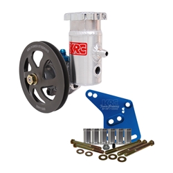 KRC Ford Aluminum Power Steering Pump Kits, V-Belt Pulley
