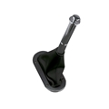 Lokar X70-BHBF Billet Hand Brake Boot Ring w/Floor Mount Boot, Black