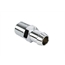 Short Chrome Heater Hose Fitting, 5/8 Inch Hose Short Chrome Heater Hose Fitting, 5/8 Inch Hose