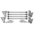 Speedway Model T, A, 1932-34 Four-Bar Rear Suspension Kit, Stainless Steel