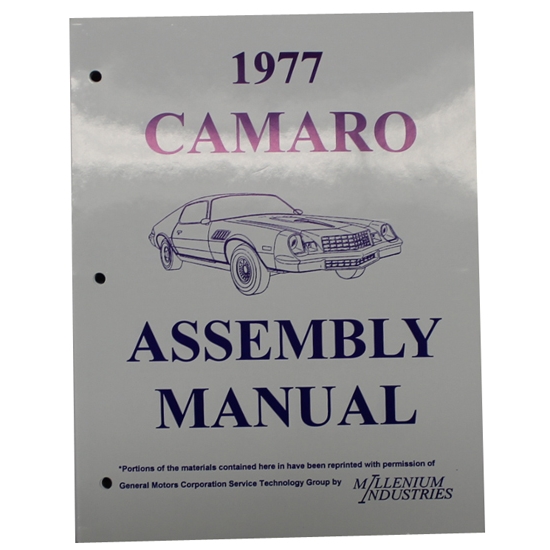 1977 Camaro Assembly Manual 1977 Camaro Assembly Manual