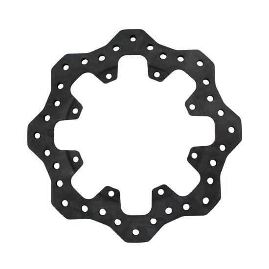 Wilwood 160-9772 Inboard Steel Drilled Scalloped Rotor, 11.75 x .350