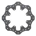 Wilwood 160-9773 Inboard Steel Drilled Scalloped Rotor, 12.19x.35 Inch
