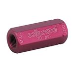 Wilwood 260-1876 Red Drum Brake Residual Valve, 10 PSI