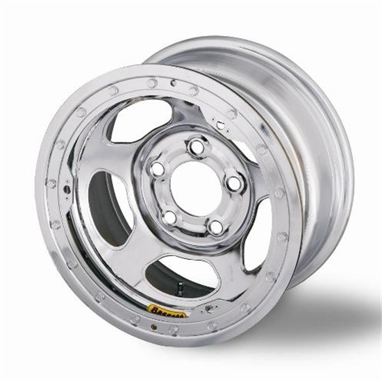 Bassett 58A52CL 15X8 Inertia 5 on 5 2 Inch BS Chrome Beadlock Wheel Bassett 58A52CL 15X8 Inertia 5 on 5 2 Inch BS Chrome Beadlock Wheel