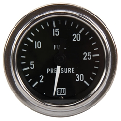 Stewart Warner 82320 2-1/16 Inch Deluxe Mechanical Fuel Pressure Gauge