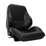Scat Procar Rally 1050 Lowback Bucket Seat-Drivers Side-Black Vintage