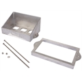 Plain Aluminum Battery Box Kit