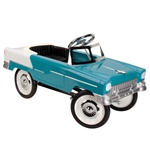 1955 Blue & White Chevy Pedal Car