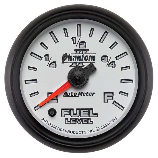 Auto Meter 7510 Phantom II Digital Stepper Motor Fuel Level Gauge Auto Meter 7510 Phantom II Digital Stepper Motor Fuel Level Gauge