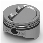 KB Chevy 350 Hypereutectic Pistons, Dish, 6.0 Inch Rod