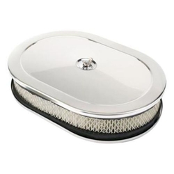 12 Inch Oval Chrome Air Cleaner