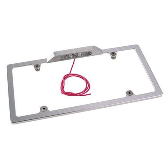 Billet Aluminum License Plate Holder w/ Light Billet Aluminum License Plate Holder w/ Light