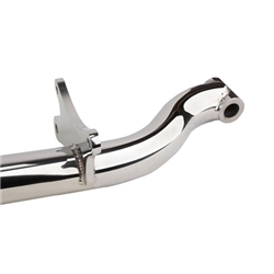 Spring Over Front Tube Axle, Chevy Spindle, 4 Inch Drop, Stainless