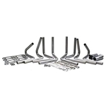 318-360 Mopar Header Kit, 1-3/4 Tube, 3 Inch Collector
