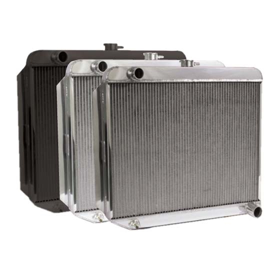 AFCO Direct Fit '60-'78 Mopar A, B, E-Body Rad, 22 x 22 Inch, Driver Side Inlet AFCO Direct Fit '60-'78 Mopar A, B, E-Body Rad, 22 x 22 Inch, Driver Side Inlet