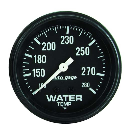 Auto Meter 2313 Auto Gage Mechanical Water Temperature Gauge Auto Meter 2313 Auto Gage Mechanical Water Temperature Gauge
