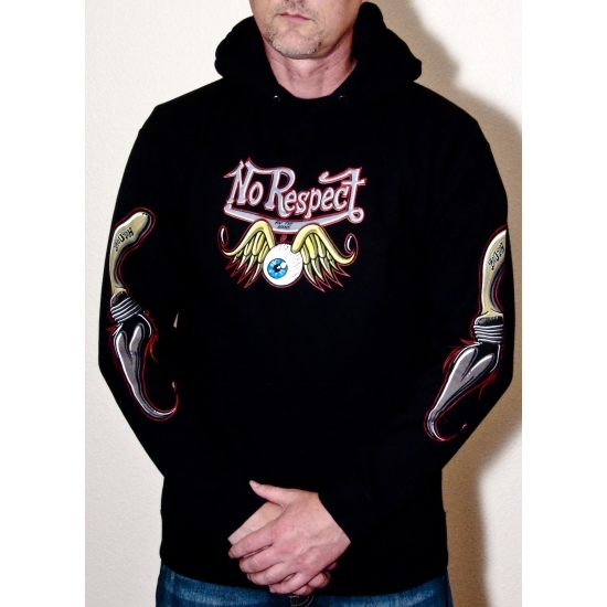 MotorCult No Respect Pullover Hoodie MotorCult No Respect Pullover Hoodie
