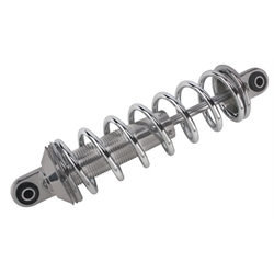 Aluminum Small Body Coilover Shocks - 5 Inch Plain, Spring Rate 140 lbs