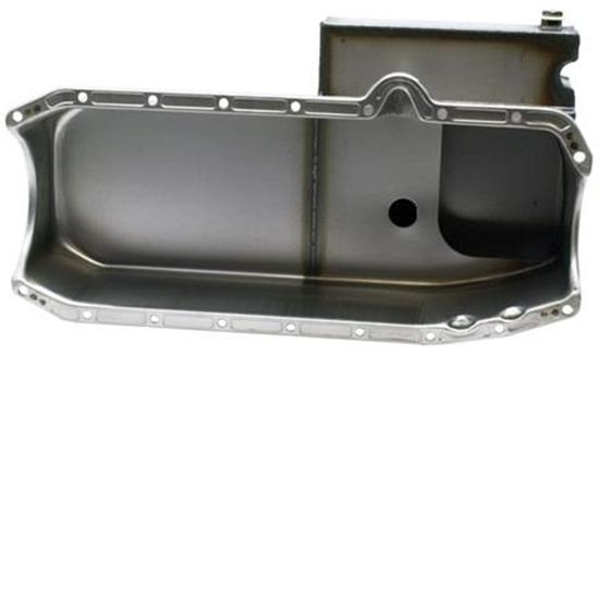 Speedway Small Block Chevy Claimer Oil Pan, RH Dipstick Speedway Small Block Chevy Claimer Oil Pan, RH Dipstick