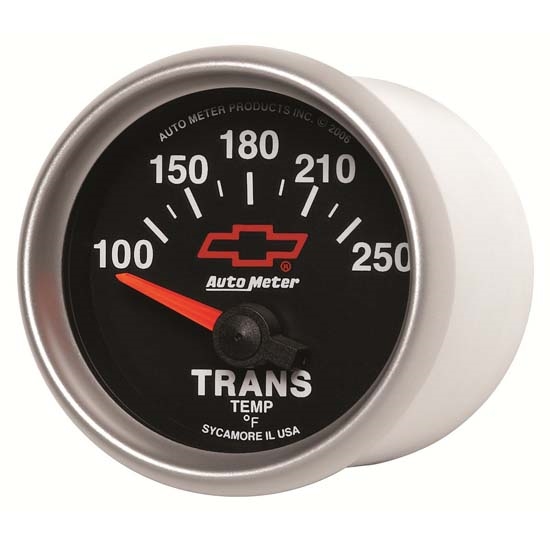 Auto Meter 3649-00406 GM Black Air-Core Transmission Temperature Gauge Auto Meter 3649-00406 GM Black Air-Core Transmission Temperature Gauge