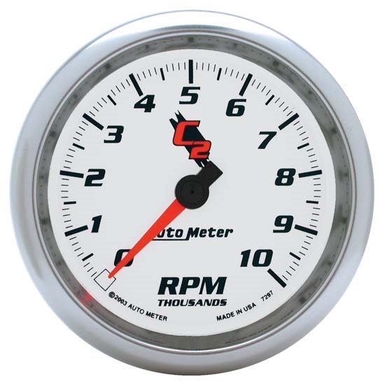 Auto Meter 7297 C2 Air-Core In-Dash Tachometer Gauge, 3-3/8 Inch Auto Meter 7297 C2 Air-Core In-Dash Tachometer Gauge, 3-3/8 Inch