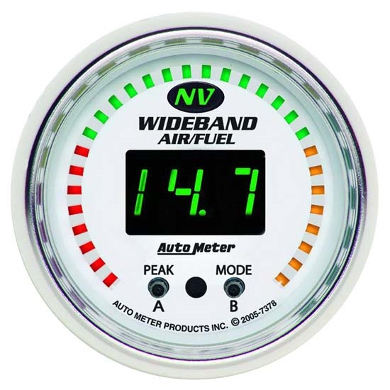 Auto Meter 7378 NV Digital Wideband Air/Fuel Ratio Gauge, 2-1/16 Inch Auto Meter 7378 NV Digital Wideband Air/Fuel Ratio Gauge, 2-1/16 Inch