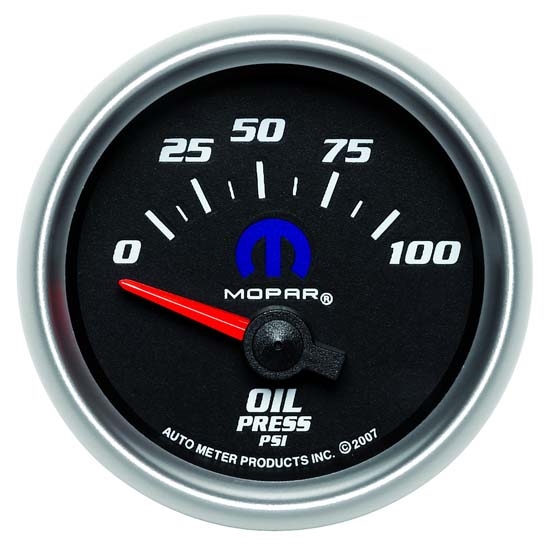 Auto Meter 880015 Mopar Air-Core Oil Pressure Gauge, 2-1/16 Inch Auto Meter 880015 Mopar Air-Core Oil Pressure Gauge, 2-1/16 Inch