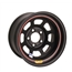 Bassett D-Hole IMCA Approved Flat Black 15 x 8 Inch Wheel, 5 on 5 BP Bassett D-Hole IMCA Approved Flat Black 15 x 8 Inch Wheel, 5 on 5 BP
