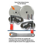 HANS AK1142-2 Quick Click for SA Helmet