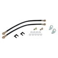 Rubber Front Brake Lines & Fitting Kit, 10mm-1.5