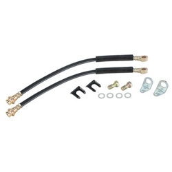Rubber Front Brake Lines & Fitting Kit, 10mm-1.5