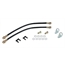 Rubber Front Brake Lines & Fitting Kit, 10mm-1.5 Rubber Front Brake Lines & Fitting Kit, 10mm-1.5