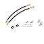 Rubber Front Brake Lines & Fitting Kit, 10mm-1.5 Rubber Front Brake Lines & Fitting Kit, 10mm-1.5