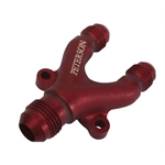 Peterson Systems 10-0031 -8 AN to -6 AN Ford Y-Block Fuel Manifold