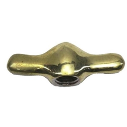 Standard Windshield Wing Nut, Brass